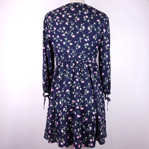 Juicy Couture Navy Blue Floral Dress - Picture 2 of 9